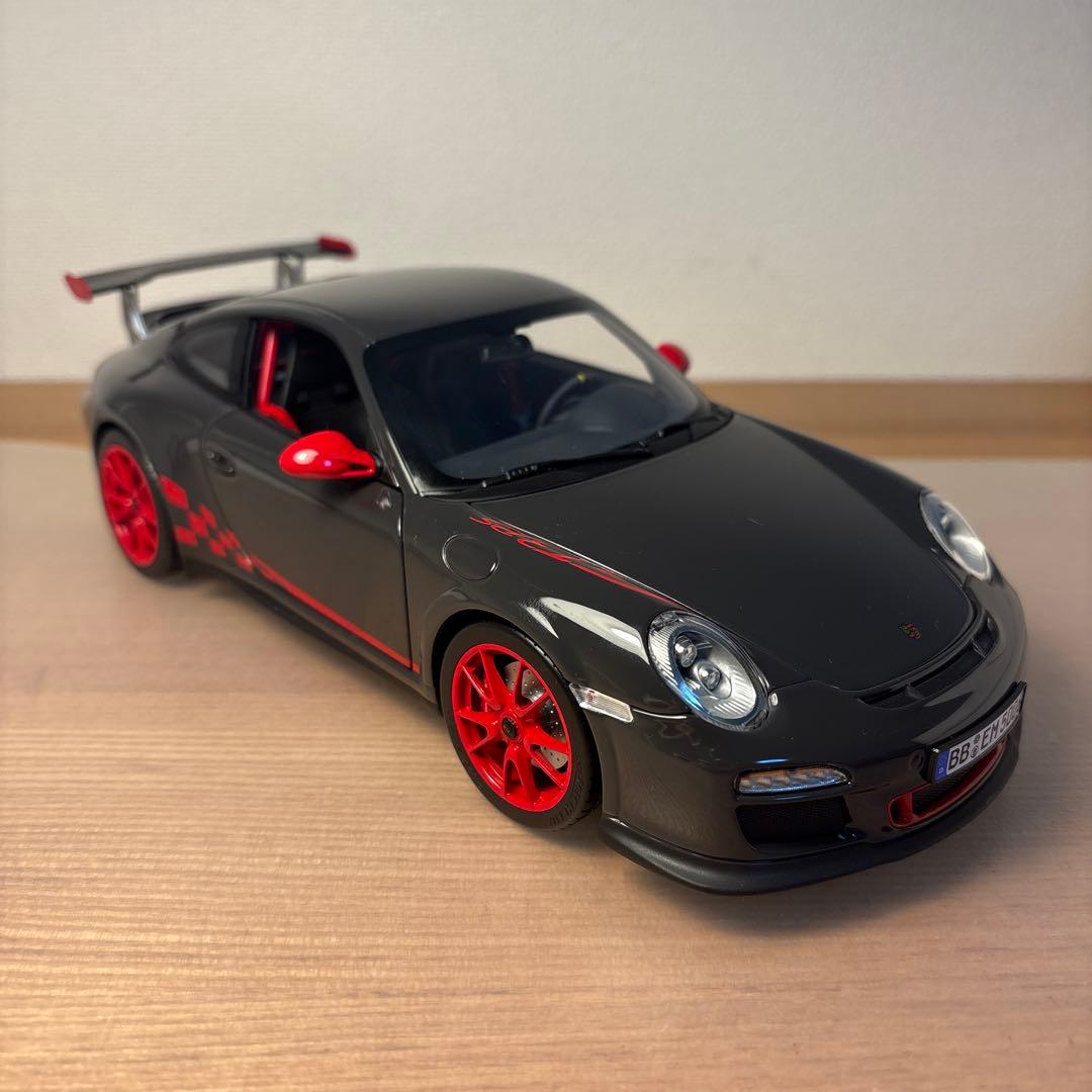 porsche ポルシェ　911 gt3 rs 1/18 ミニカー　グレー