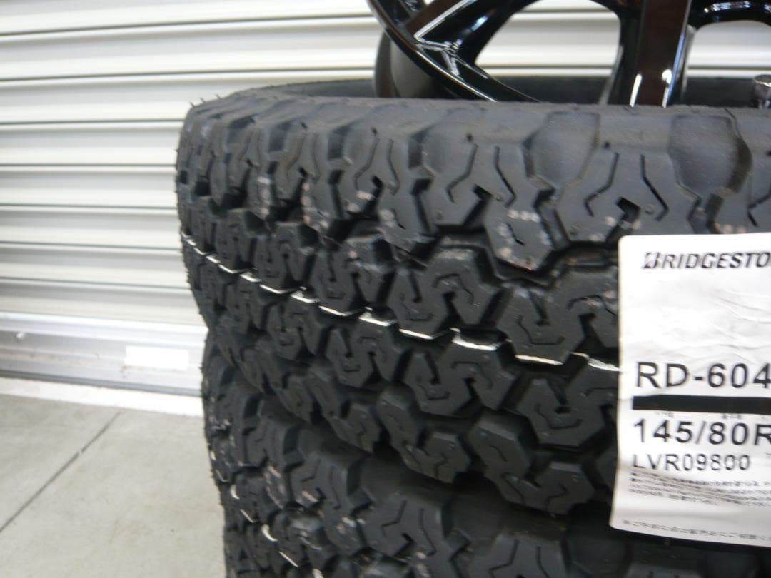 送料込☆ブリヂストンRD-604☆145/80R12LT☆Nバン・軽トラ・軽バン