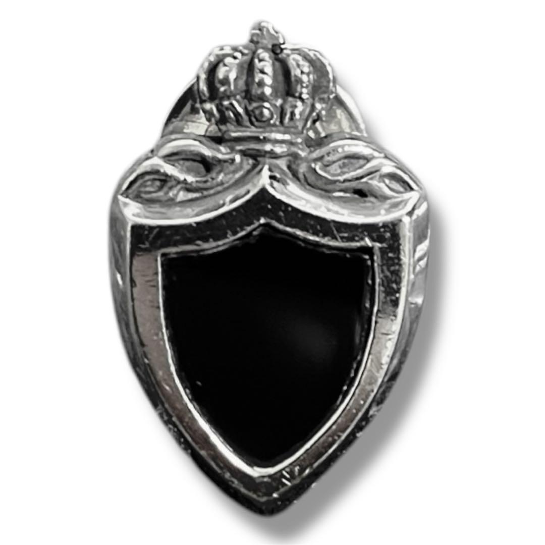 ジャスティンデイビス ピアス925 シルバー 王冠　盾