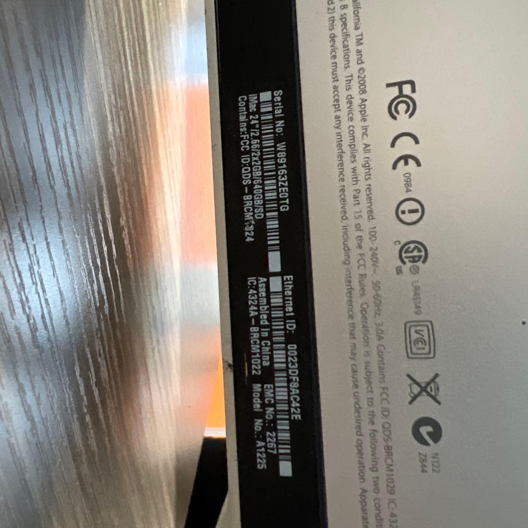 Apple iMac デスクトップPC