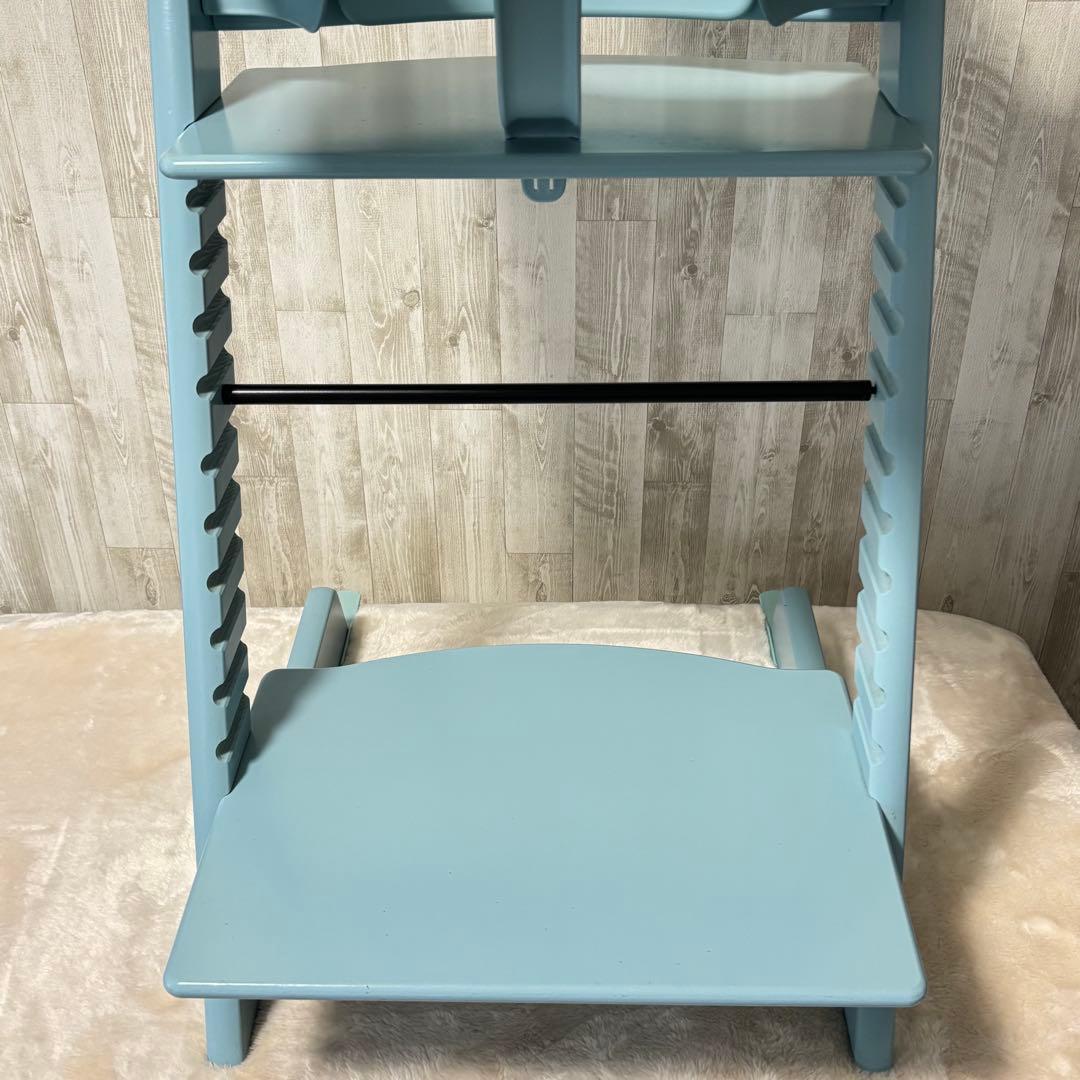ストッケ トリップトラップ テーブル・ベビーセット付　シリアル6 アクアブルー