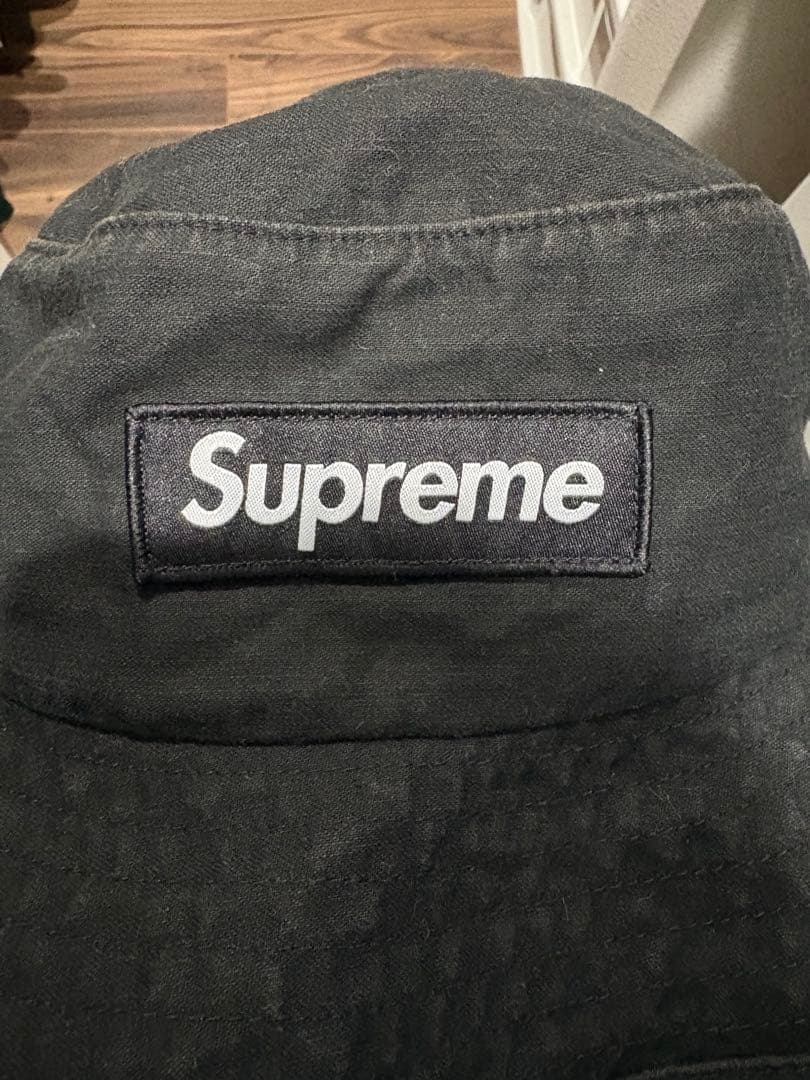 Supreme バケットハット ブラック M/L