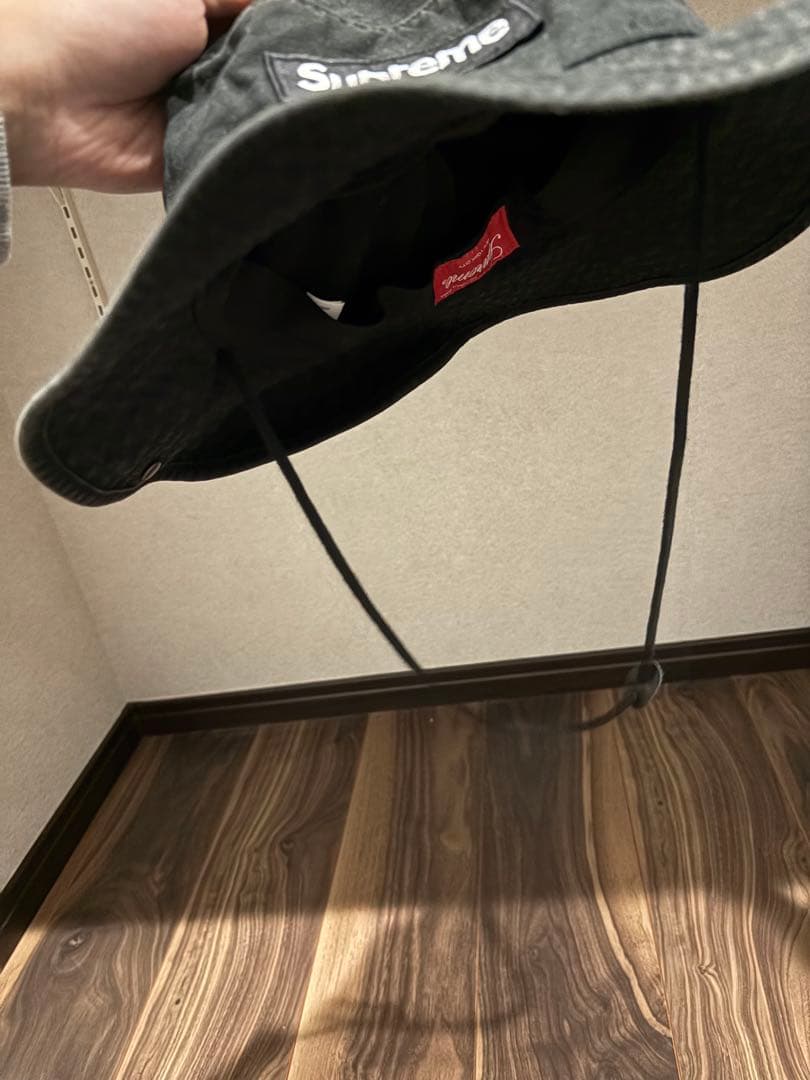 Supreme バケットハット ブラック M/L