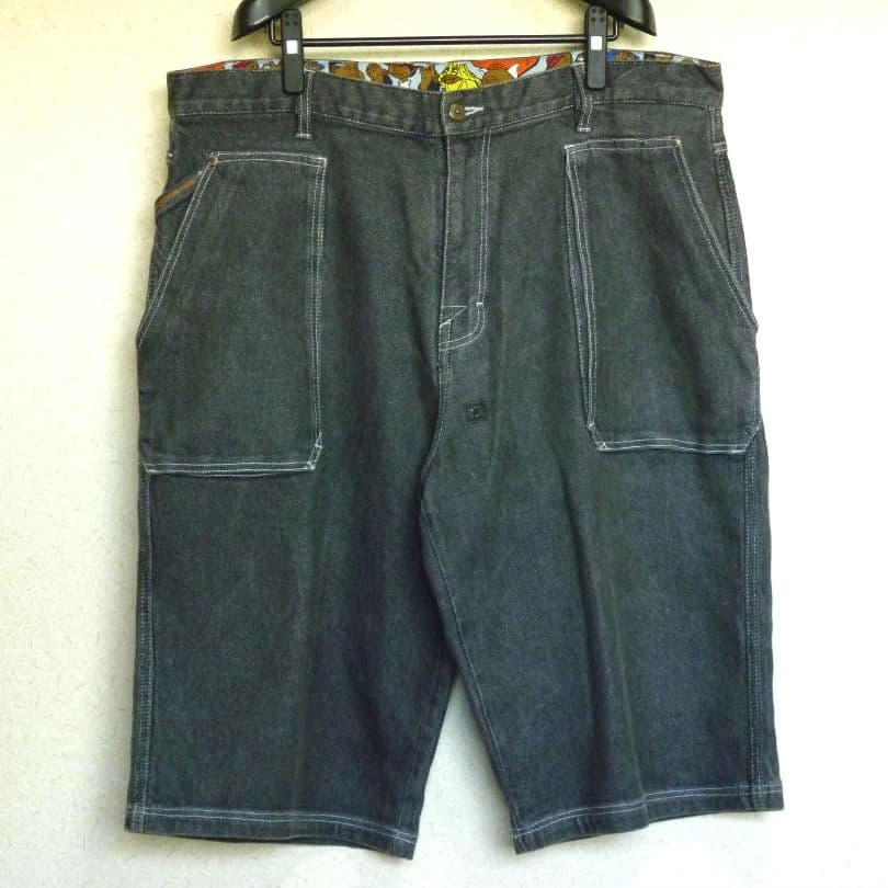 小枝勝範　プラティナムフブ　ショートパンツ　極太　黒　W42