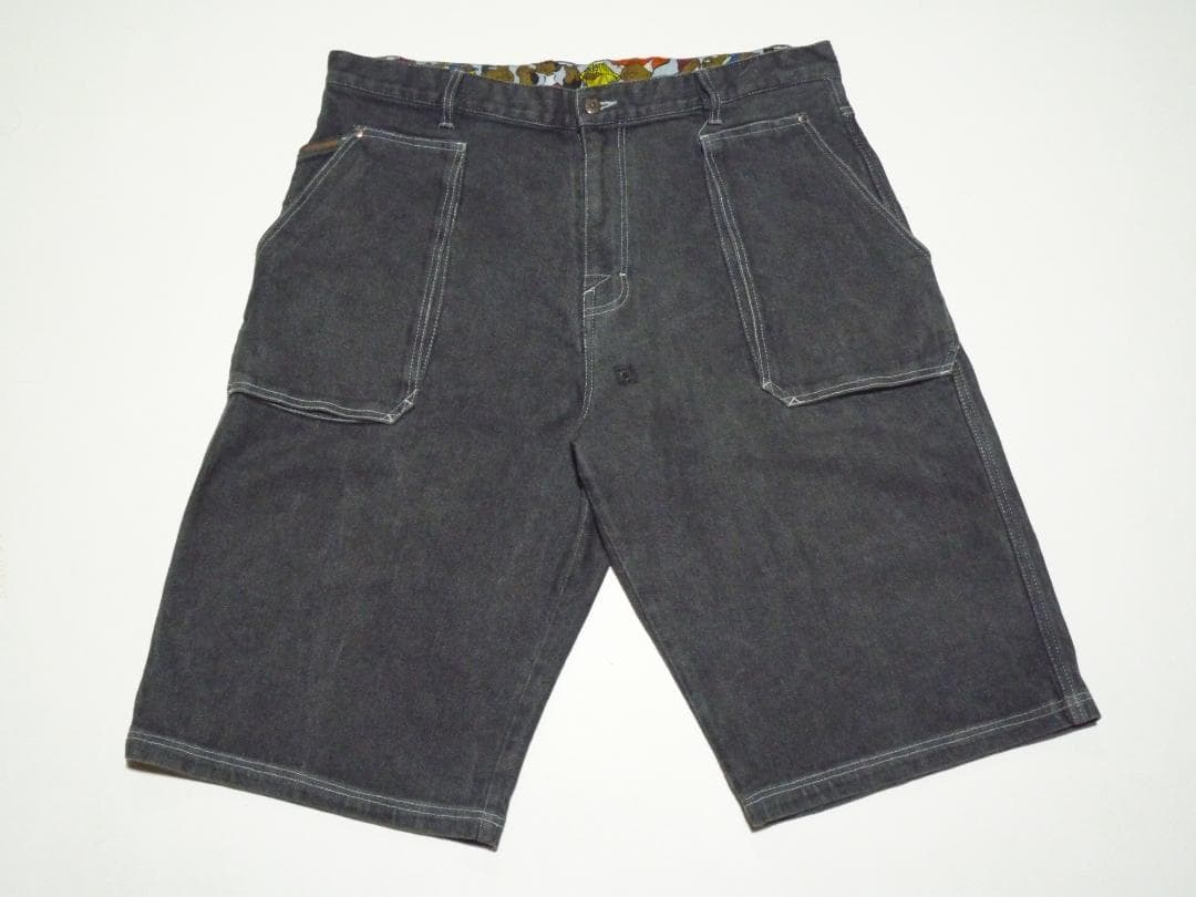 小枝勝範　プラティナムフブ　ショートパンツ　極太　黒　W42