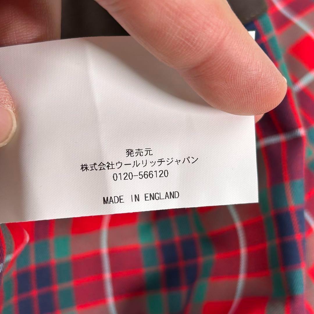 【BARACUTA】ハリントンジャケット　G9 首元ボタン付き　ブラウン　44