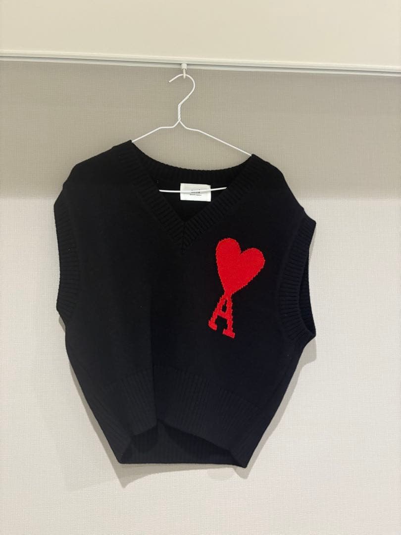 AMI PARIS アミ パリス Ami De Coeur ニットベスト