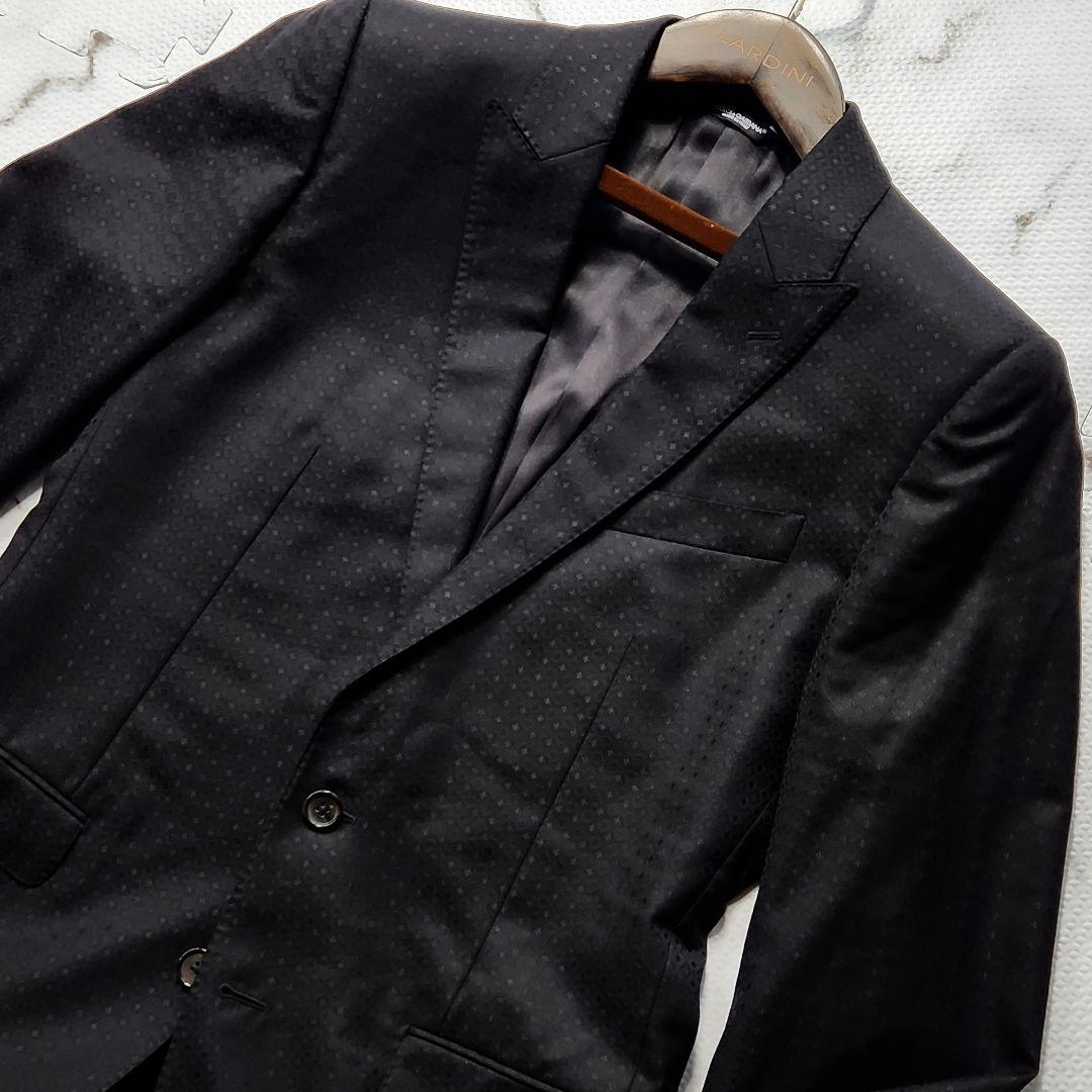 最高級✨ドルチェ&ガッバーナ スーツ カシミヤ シルク 現行タグ 総柄