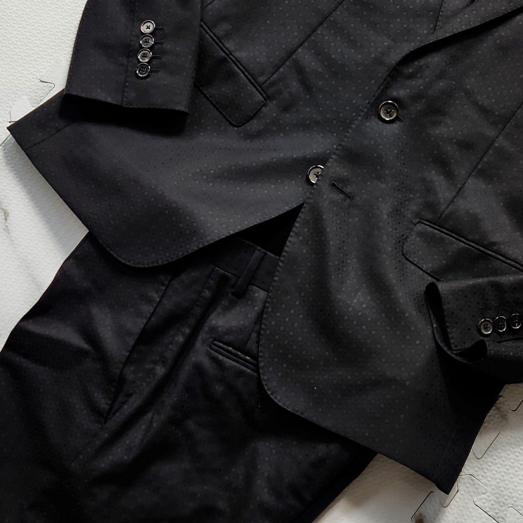 最高級✨ドルチェ&ガッバーナ スーツ カシミヤ シルク 現行タグ 総柄