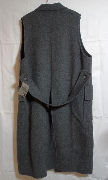 SACRA 23AW ラムウールショート ビーバーロングジレ サイズ38