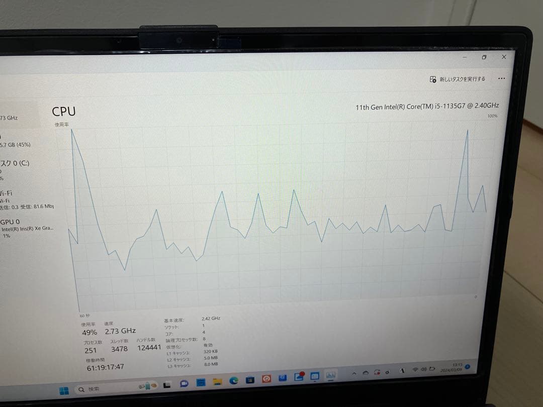 Windows11 ノートPC FMV A47H1LC