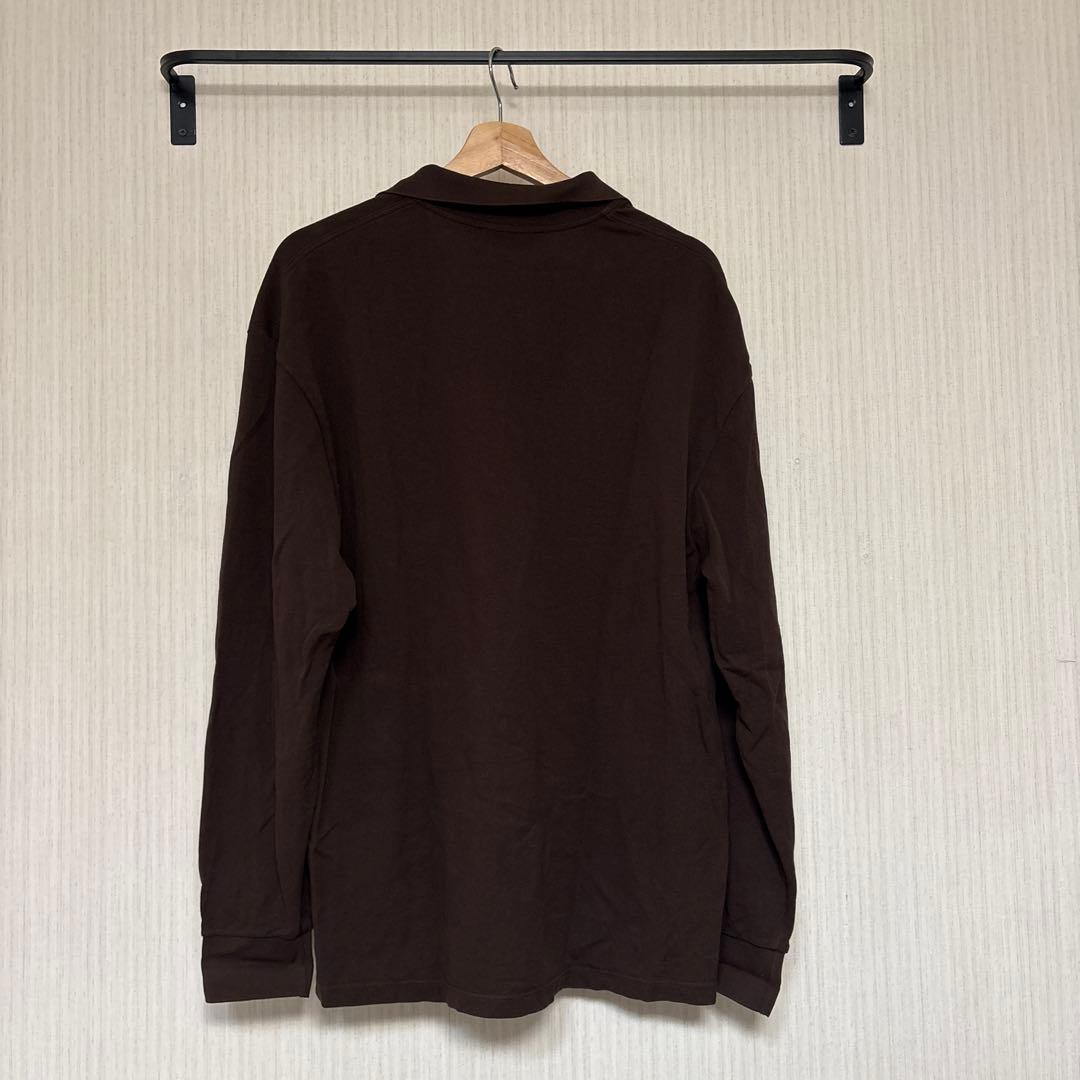 miu miu ブラウン 長袖ポロシャツ