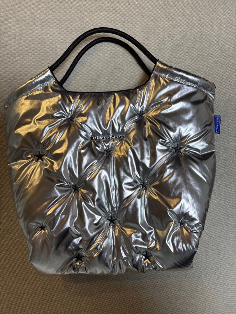 ボールアンドチェーン ETOILE エトワール シルバー中綿バッグ