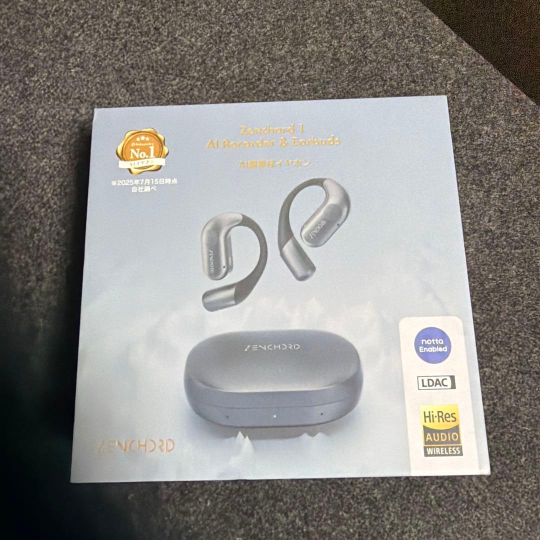 【Notta無料プラン300分/月】Zenchord 1 /AI議事録イヤホン