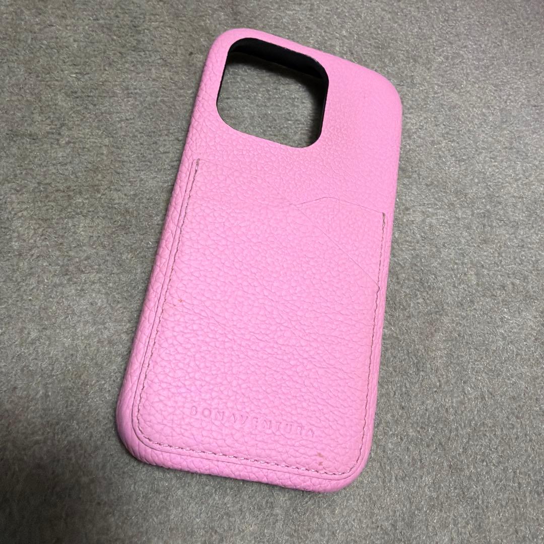 BONAVENTURA iPhone14proバックケース 限定タッフィーピンク