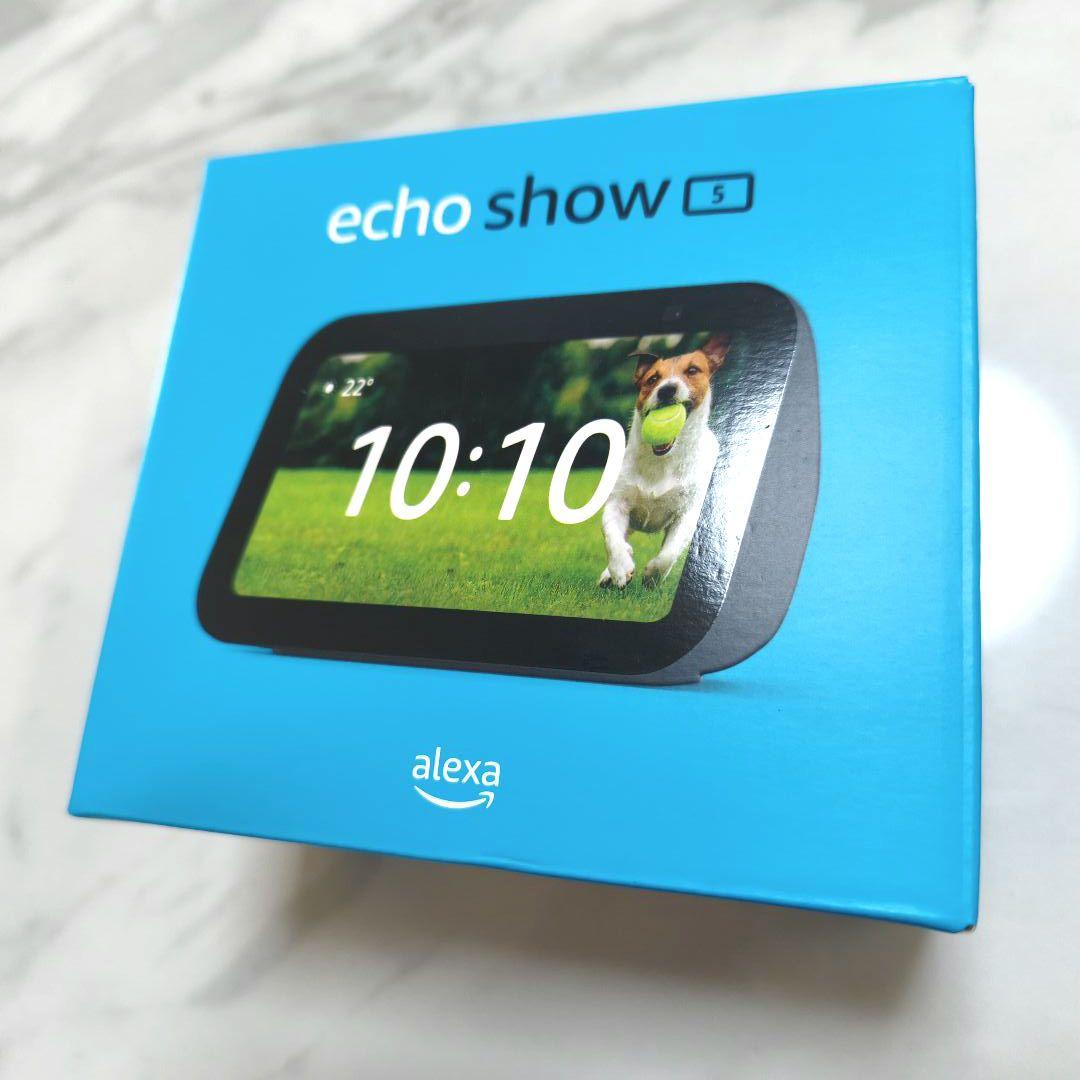 第3世代　新品・未使用・未開封　　Echo Show 5 チャコール