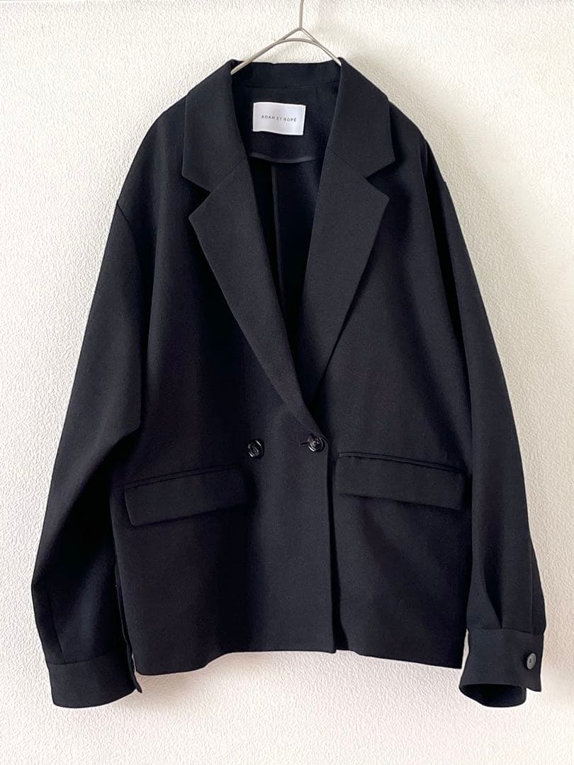 ツイです！美品　ADAM ET ROPE' テーラードジャケット　フリー