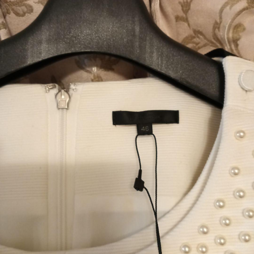 トゥービーシック　チュニック　ワンピース　パール　襟　46　新品未使用