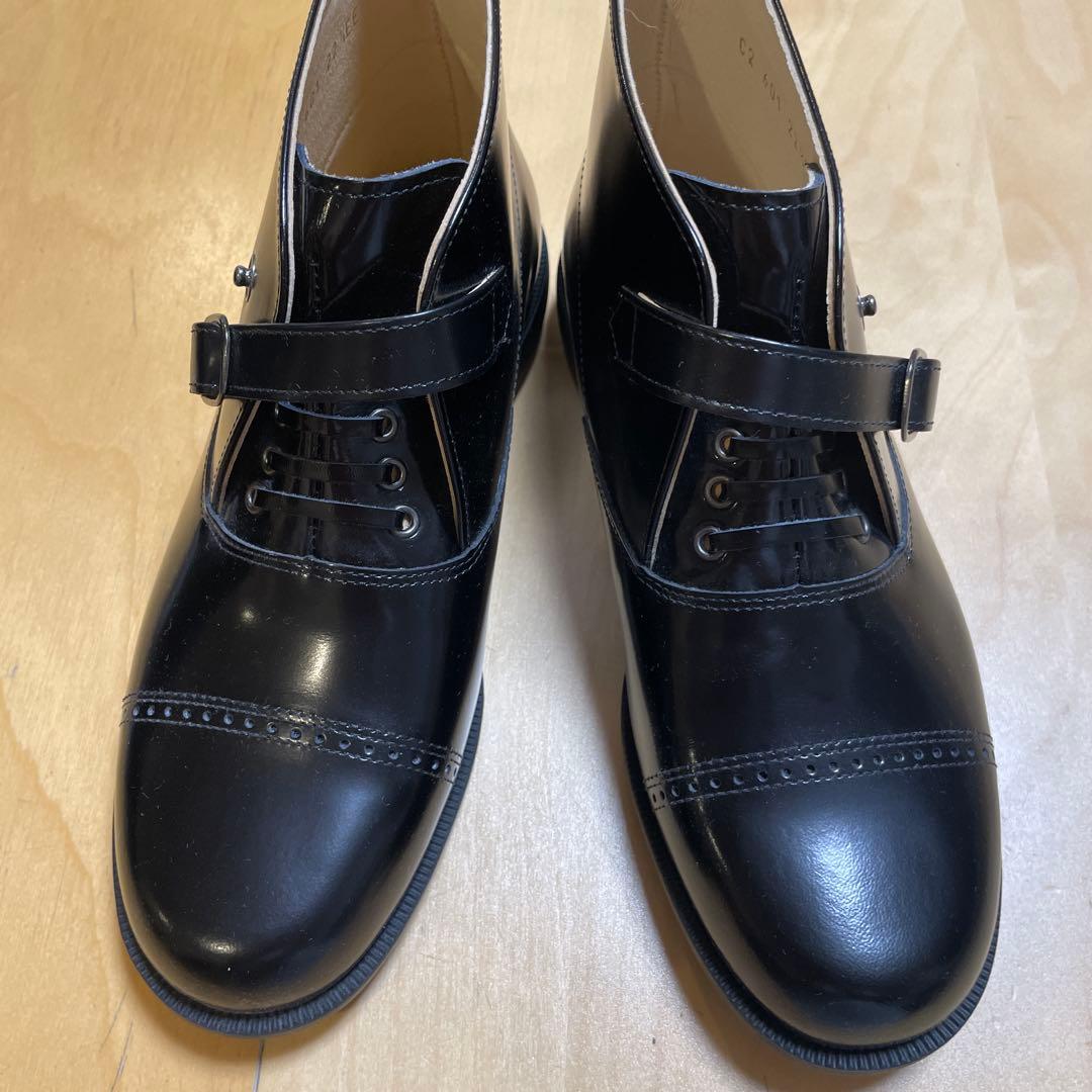 新品未使用　開智望小学校　指定　革靴　22.5cm