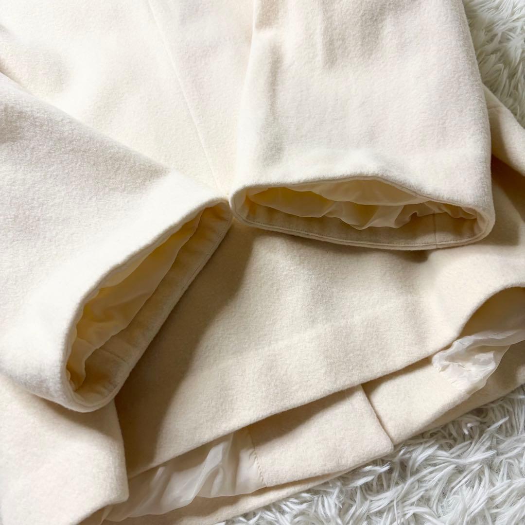 美品✨ ユナイテッドアローズ W ノーカラー メタルボタン ショートコート