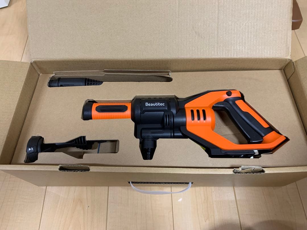 Beautitec コードレス高圧洗浄機 KB007 タンクレス 自吸式 高圧