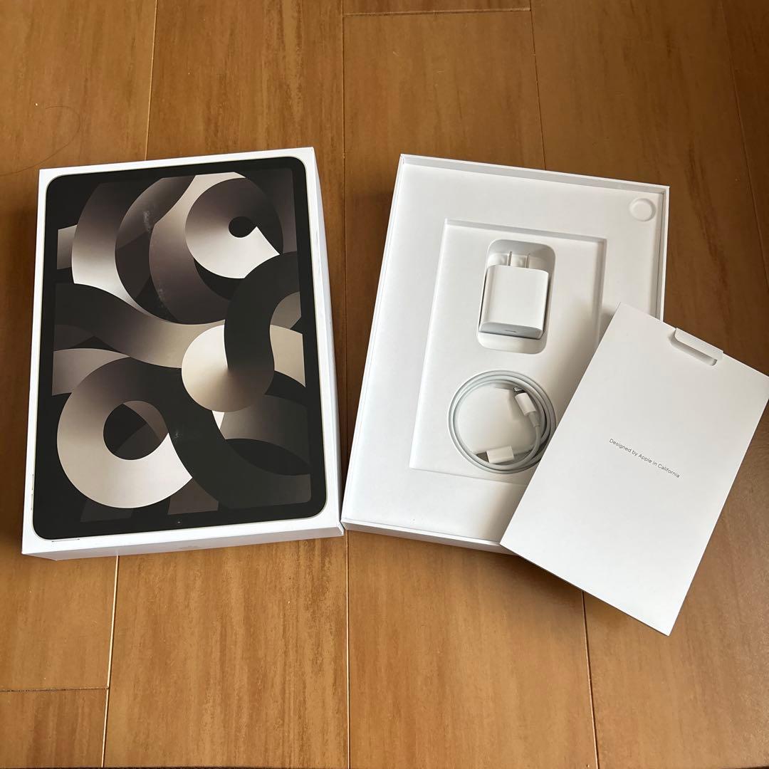 【バッテリー100%】iPad Air (第5世代)256gb 10.86インチ