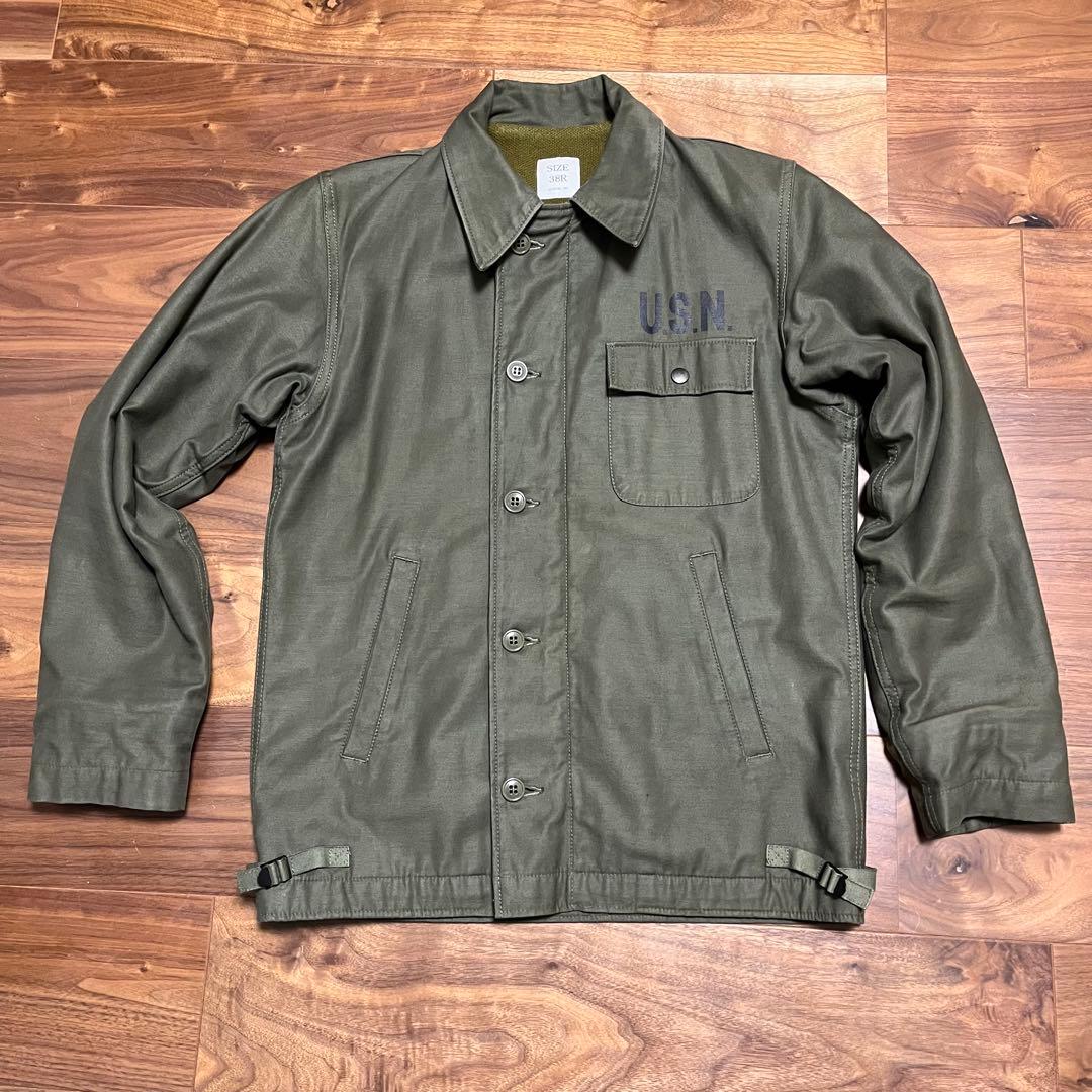 HOUSTON ヒューストン A-2 デッキジャケット 日本製 WAIPER別注