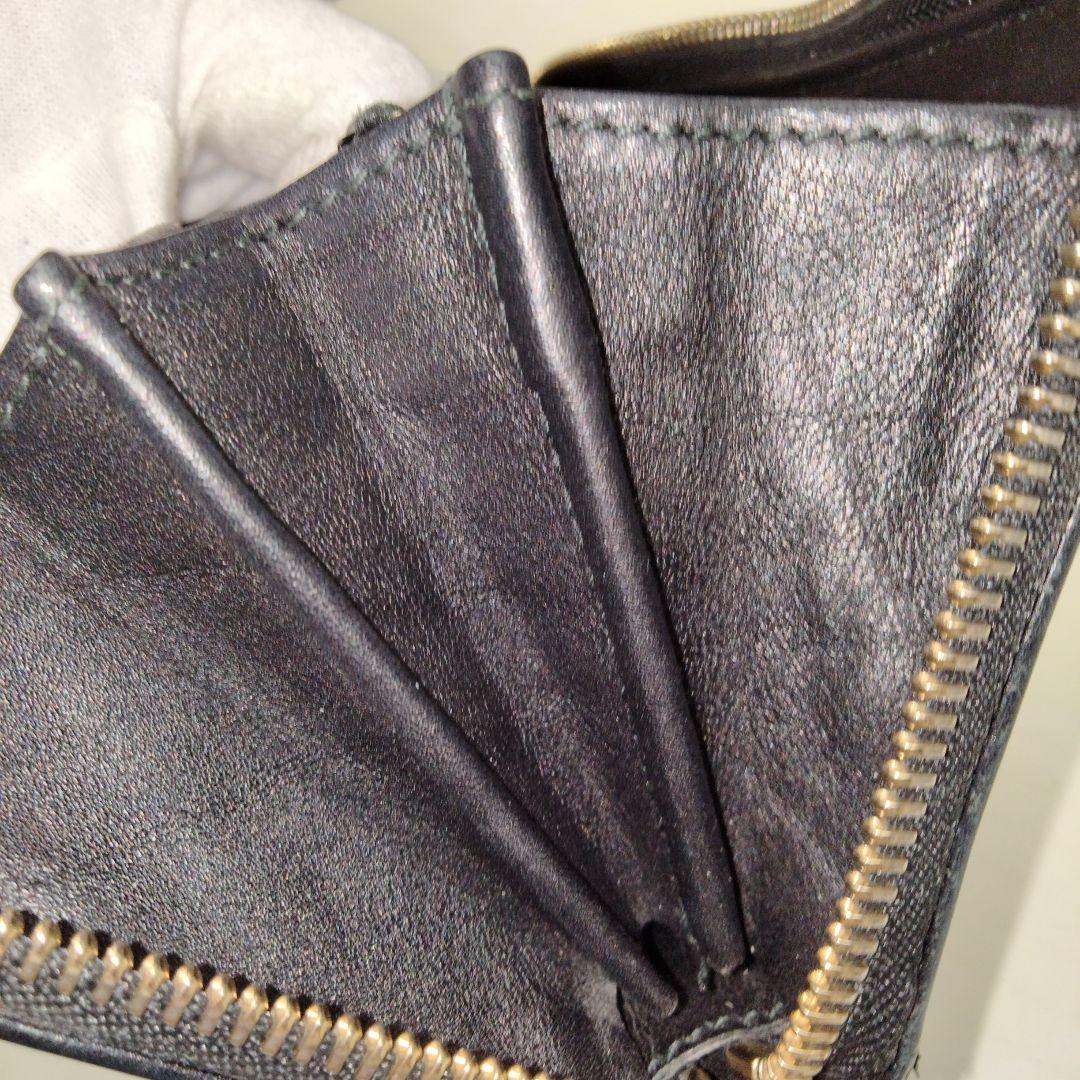 KB16 グッチ インターロッキングG ラウンドファスナー長財布 グッチシマ