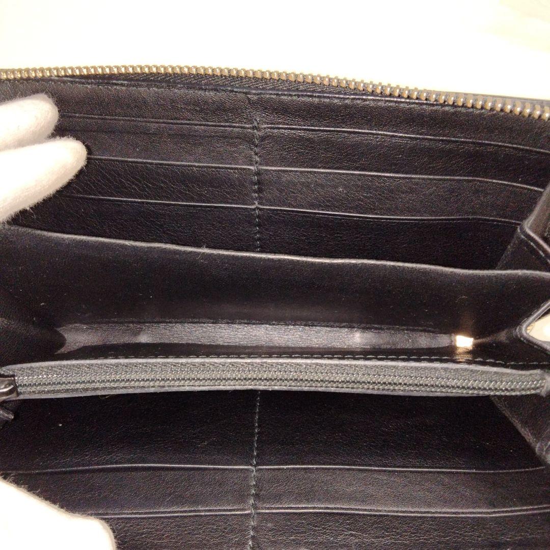 KB16 グッチ インターロッキングG ラウンドファスナー長財布 グッチシマ