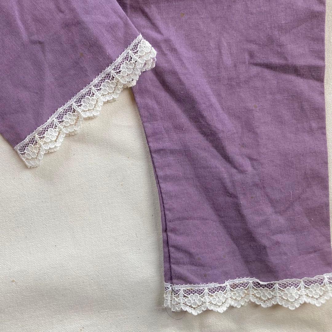 1970年代ヴィンテージ GUNNE SAX ティアードワンピース ラベンダー