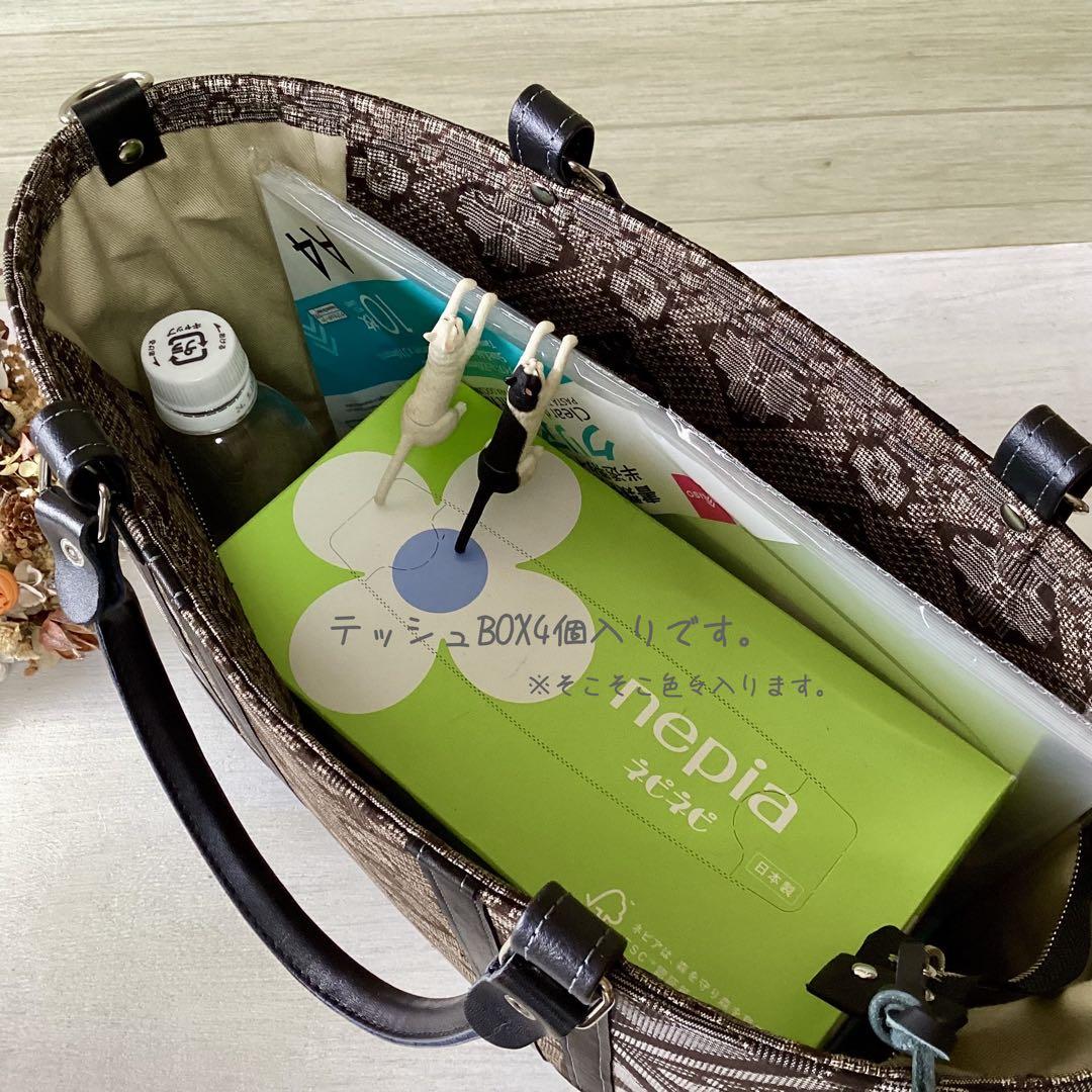 秋名バラ 大島紬 ×本革 着物リメイク トートバッグ 和装バッグ ハンドメイド