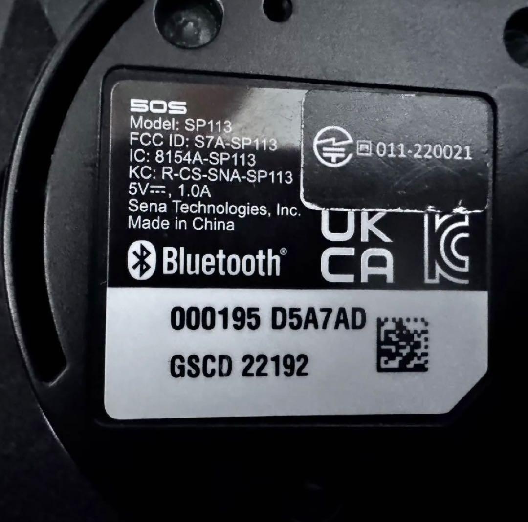 SENA セナ 50S 10D インカム　国内正規品　Mesh 付属品完備