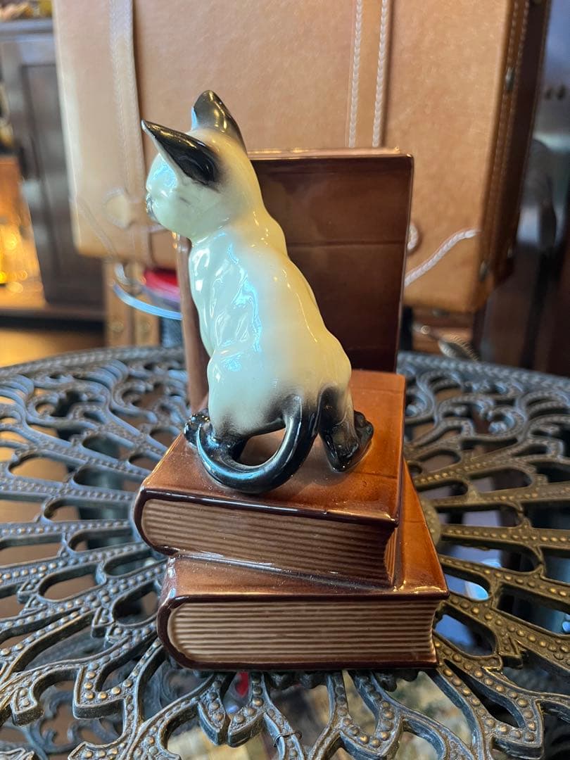 猫ちゃん　ブックエンド