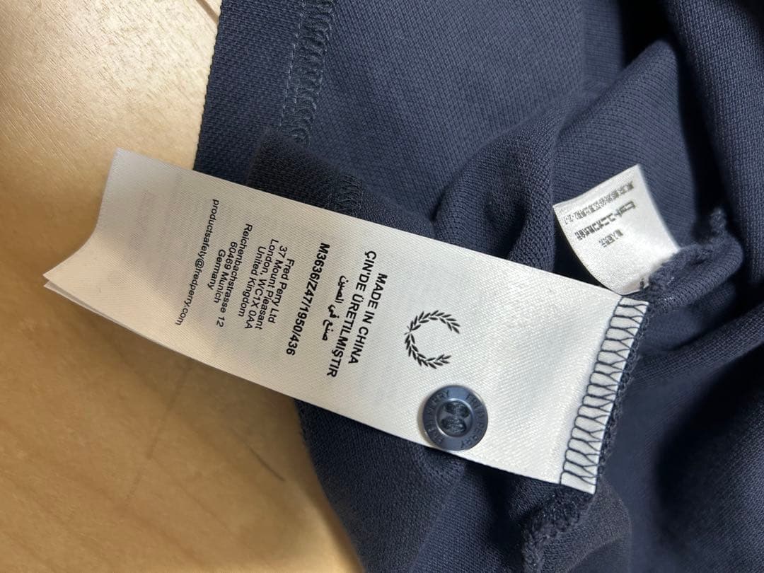 Fred Perry ネイビー ポロシャツ M