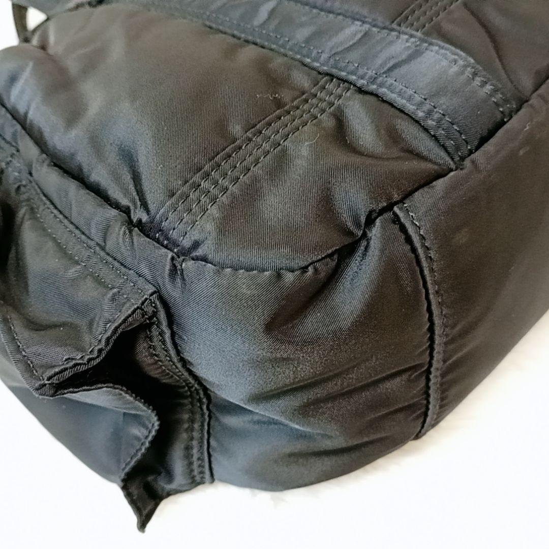 【きなこ様】PORTER タンカー ハンドバッグ ミニボストン ナイロン 黒