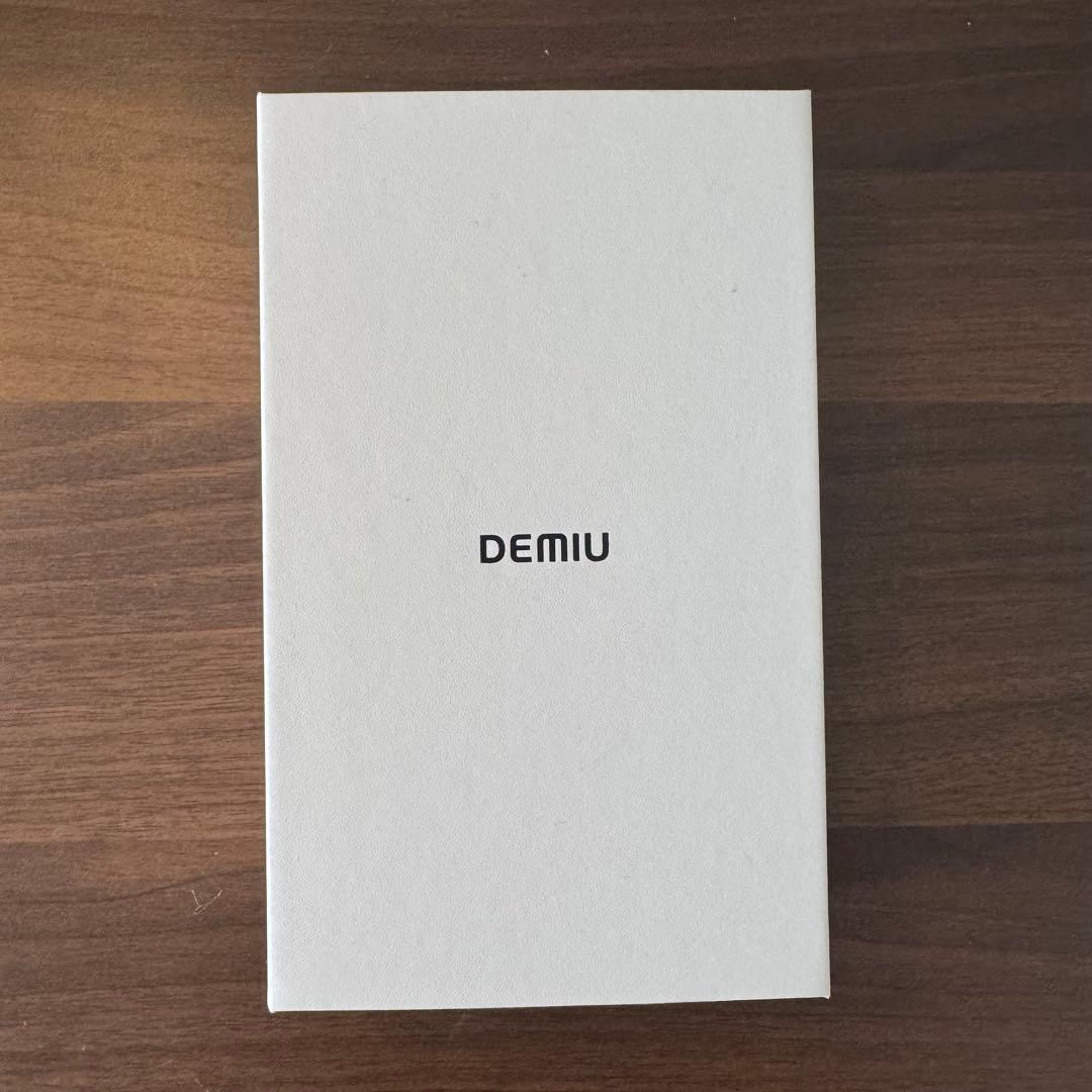 【新品未使用】DEMIU パールカラー 手帳型ケース ストラップ付き