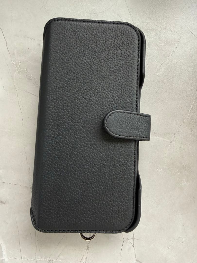 DEMIU 手帳型ケース 黒 レザー iphone 16 ProMax