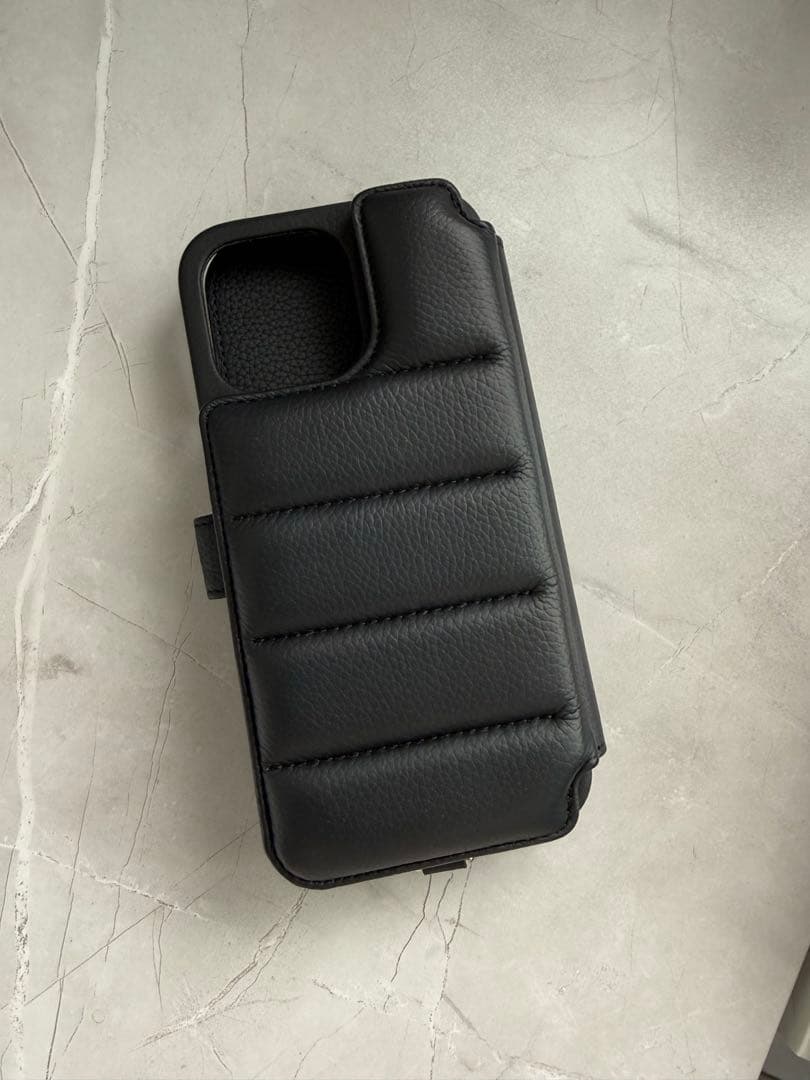 DEMIU 手帳型ケース 黒 レザー iphone 16 ProMax