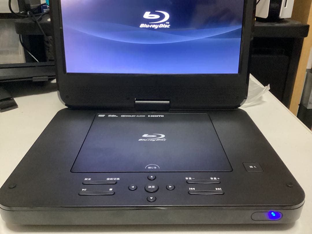 アグレクション 10インチ ポータブルブルーレイプレーヤー SU-101PB