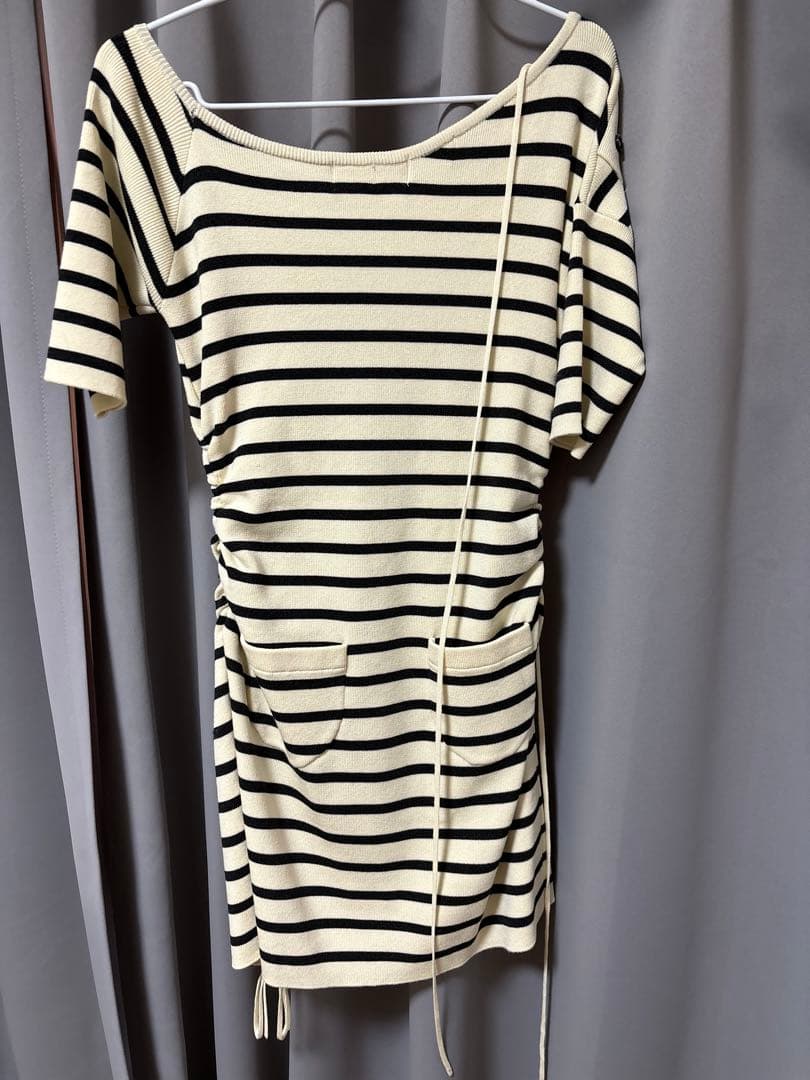 andmary アンドマリー Connie ribbon mini dress