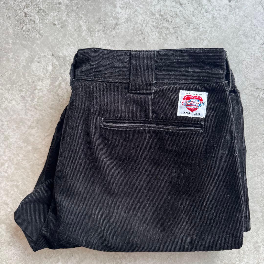 challenger コーデュロイパンツ ブラック L 長瀬智也