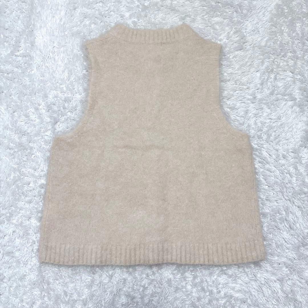 タグ付き【NOMBRE IMPAIR】 アルパカシャギー　ハイネックベスト