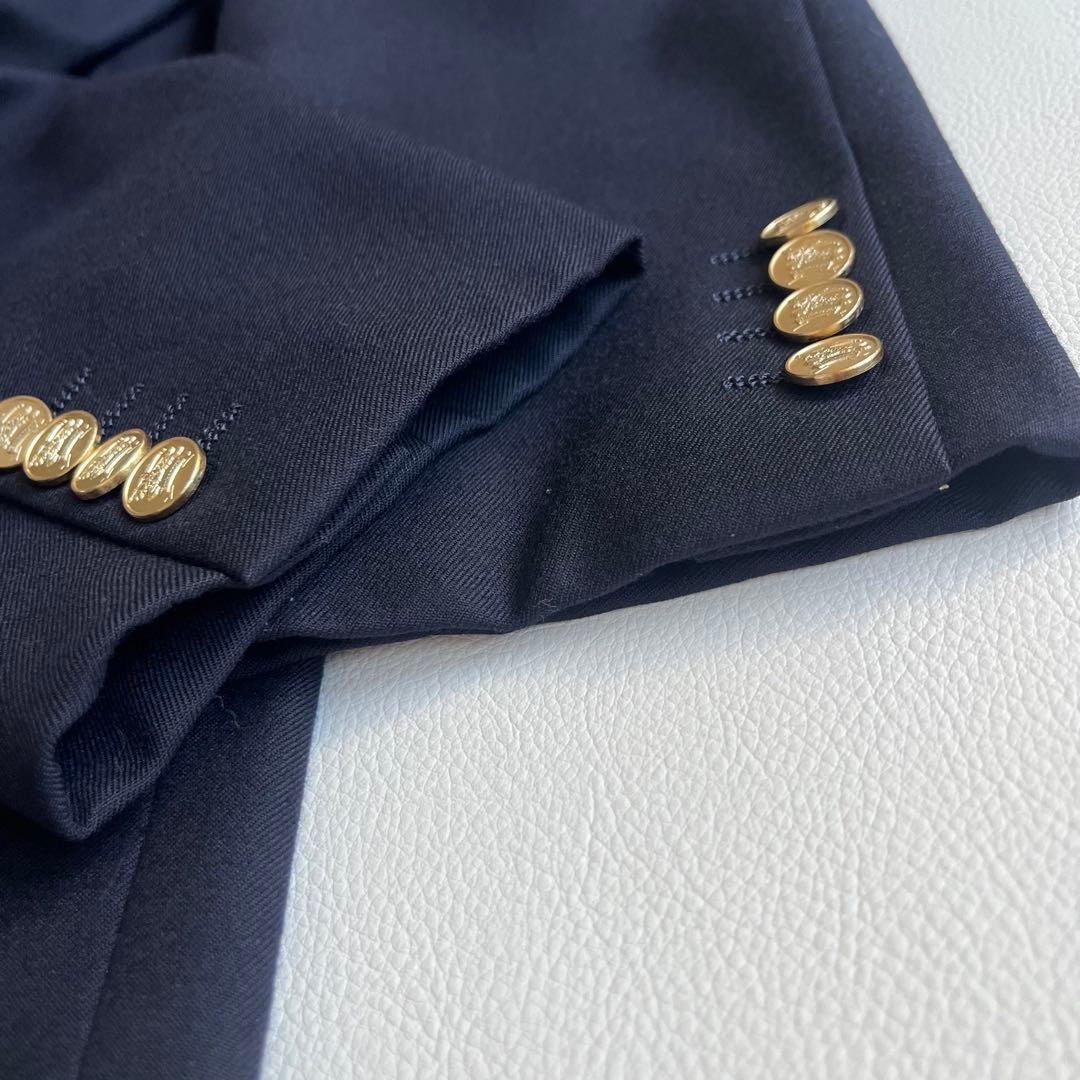 平*野様 バーバリー　紺ブレ　金ボタン　テーラード　ジャケット　ダブルボタン　ウ