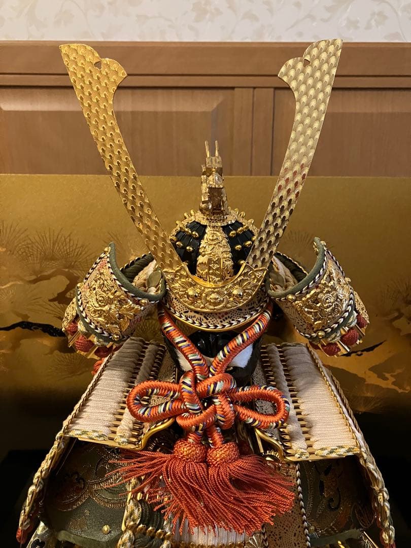 【美品】端午の節句 五月人形 子供の日 鎧兜セット 人形の秀月