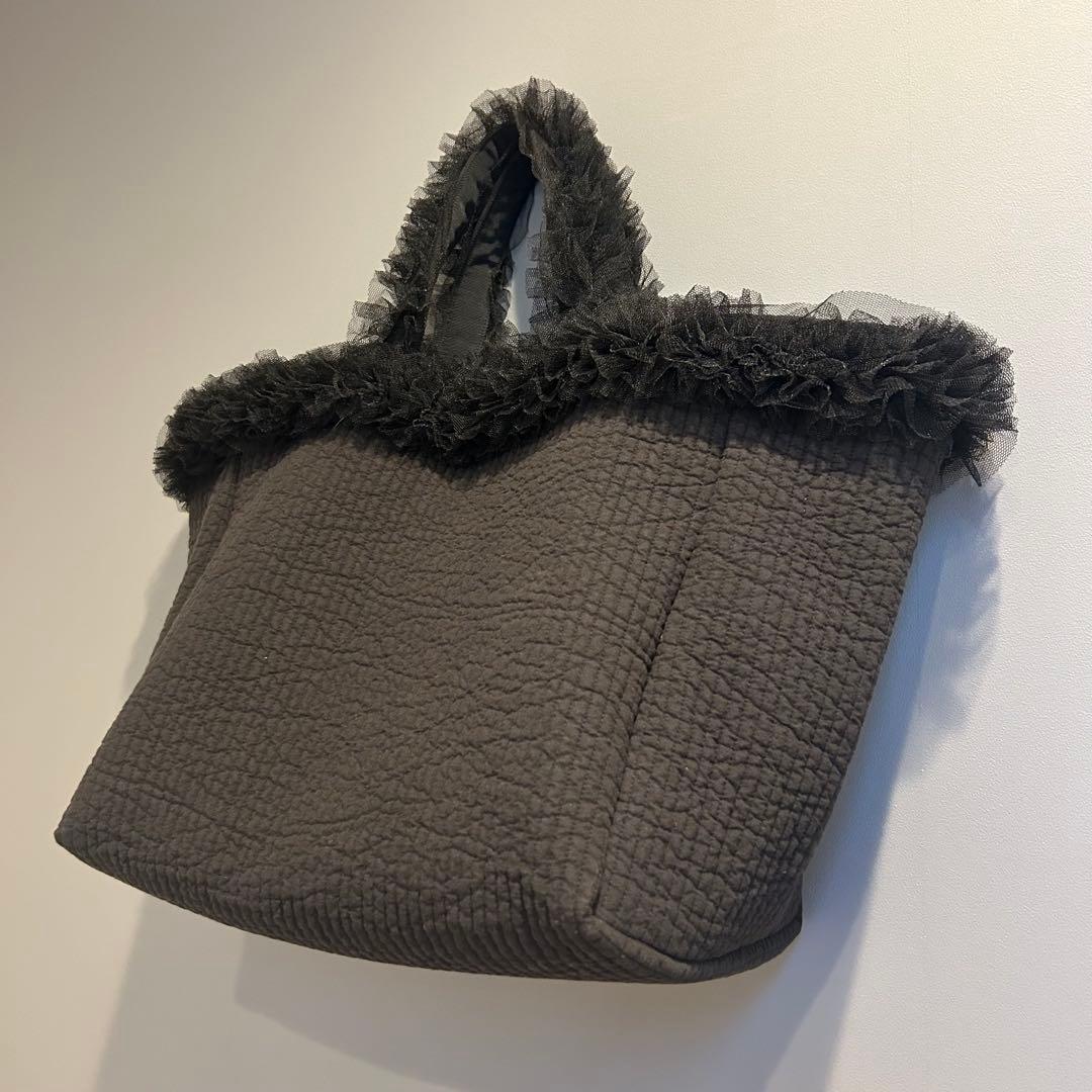 ダブルチュールハンドルヌビバッグ☆