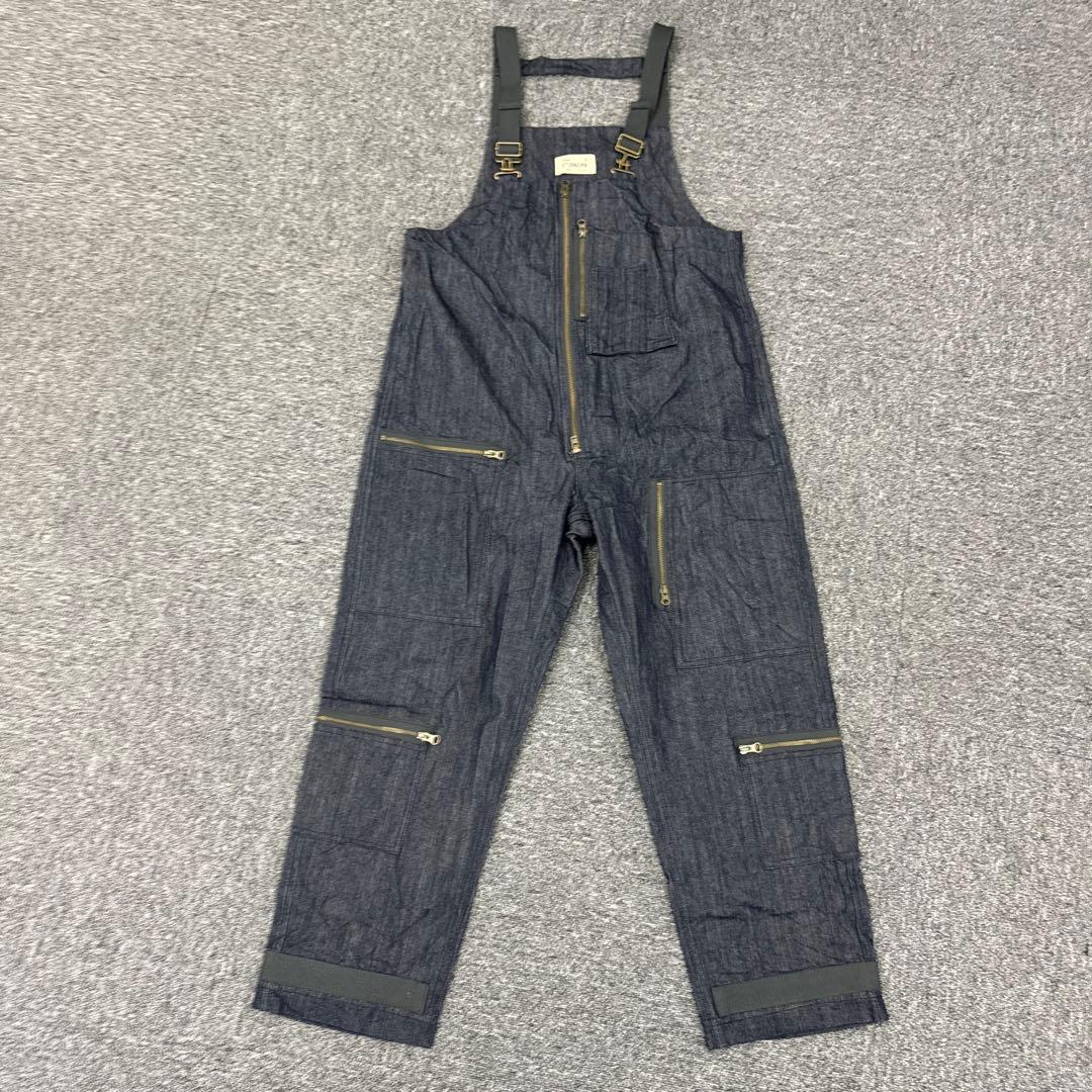 464クラブスタボーン　ダークデニム オーバーオール