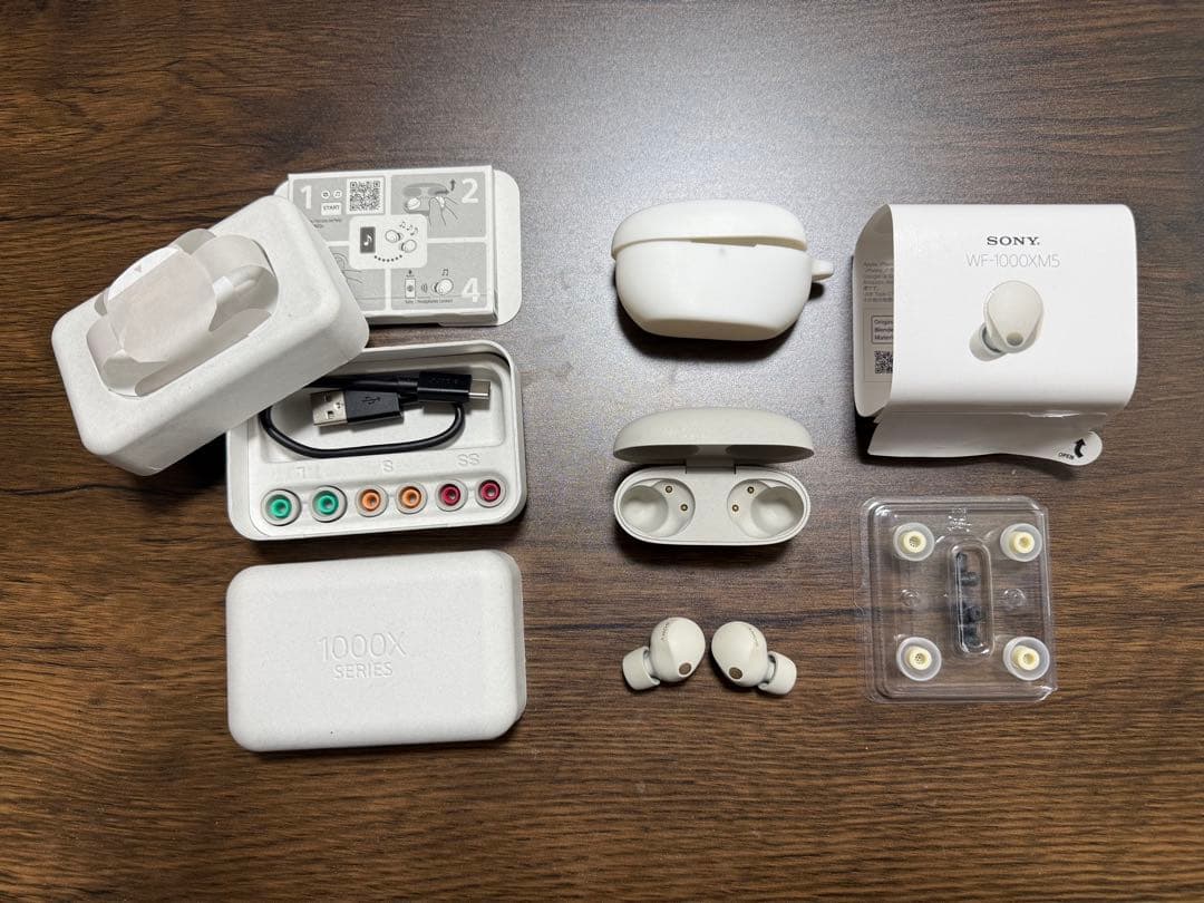 ワイヤレスイヤホン SONY WF-1000XM5 プラチナシルバー