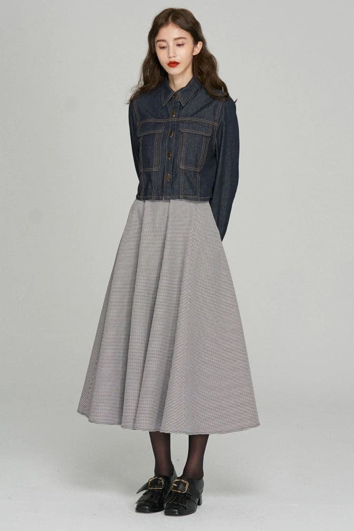 Tnewties もうひとつのダイアリー　クロップドデニムジャケット