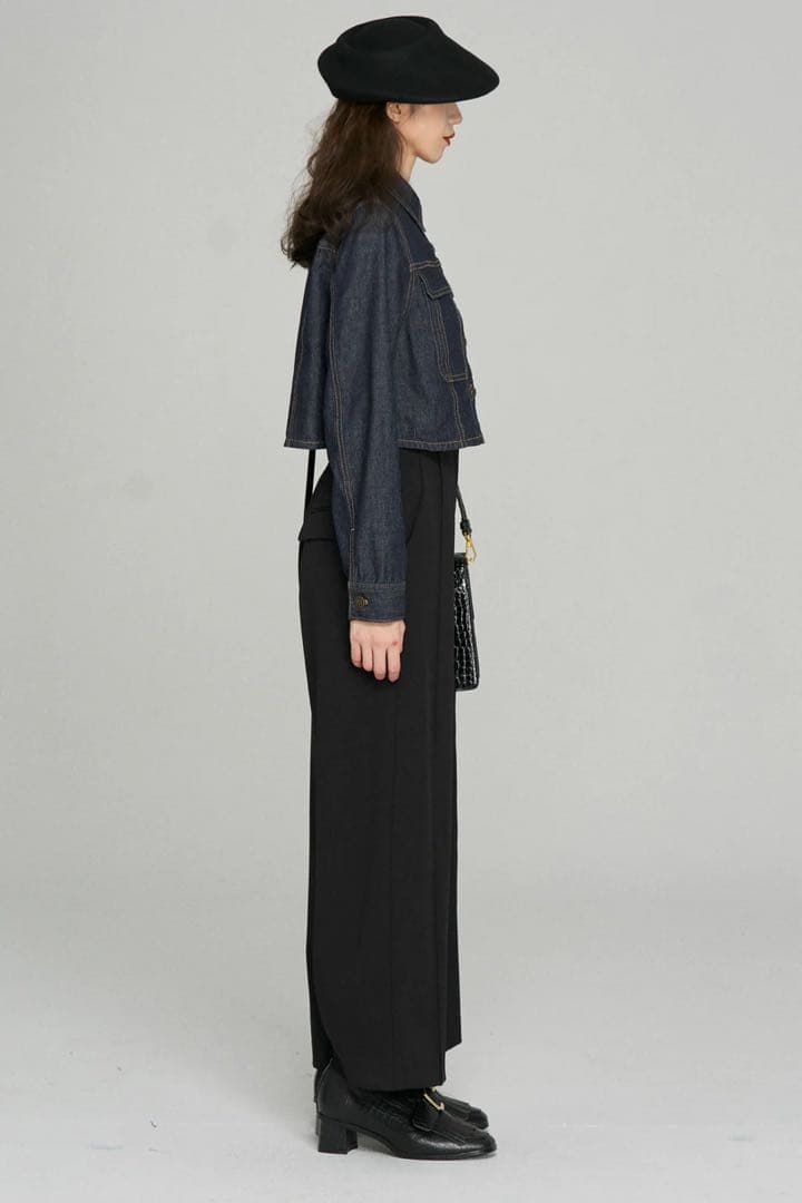 Tnewties もうひとつのダイアリー　クロップドデニムジャケット