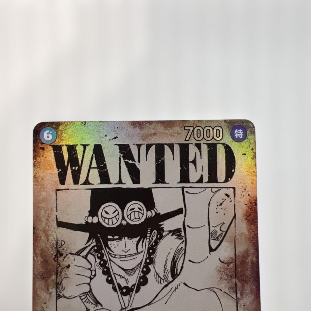 ワンピース カードゲーム ポートガス・D・エース WANTED美品！